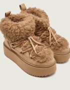 Inuikii Bocanci Teddy Platform | shearling | zamsz