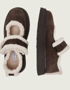 Inuikii Căptușite balerini Mary Jane | piele întoarsă | shearling