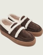 Inuikii Căptușite pantofi loafer | zamsz | shearling