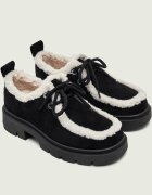 Inuikii Căptușite pantofi Mocabee Curly | shearling | piele întoarsă (zamsz) | cu adaos de lână