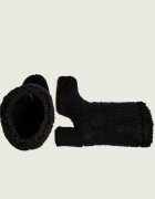 Inuikii De lână cizme cu toc Curly High cu adaos de piele | shearling