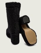 Inuikii De lână cizme cu toc Curly High cu adaos de piele | shearling