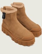 Inuikii De piele botine cu platformă Cortina Wool | shearling cu adaos de lână