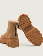 Inuikii De piele botine cu platformă Cortina Wool | shearling cu adaos de lână
