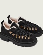 Inuikii Pantofi Echo Low | shearling | piele întoarsă (zamsz) | cu adaos de lână