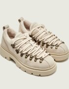 Inuikii Pantofi Echo Low | shearling | piele întoarsă (zamsz) | cu adaos de lână