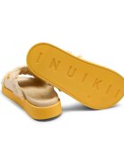 Inuikii Șlapi Frayed Denim Low cu adaos de piele