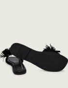 Inuikii Șlapi FRINGES FLOWER | piele întoarsă