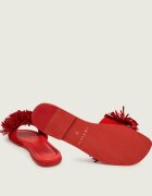 Inuikii Șlapi FRINGES FLOWER | piele întoarsă