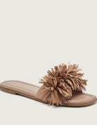 Inuikii Șlapi FRINGES FLOWER | piele întoarsă