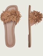 Inuikii Șlapi FRINGES FLOWER | piele întoarsă