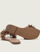 Inuikii Șlapi FRINGES FLOWER | piele întoarsă