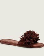 Inuikii Șlapi FRINGES FLOWER | piele întoarsă