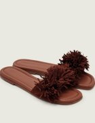 Inuikii Șlapi FRINGES FLOWER | piele întoarsă
