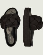 Inuikii Șlapi Puffer Braided cu adaos de piele