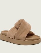 Inuikii Șlapi SOFT CROSSED | piele întoarsă