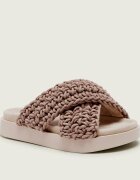 Inuikii Șlapi WOVEN | piele întoarsă