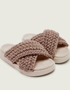 Inuikii Șlapi WOVEN | piele întoarsă