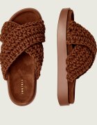 Inuikii Șlapi WOVEN | piele întoarsă