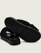 Inuikii Șlapi WOVEN STONES cu adaos de piele
