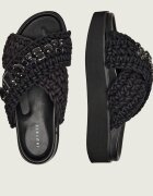Inuikii Șlapi WOVEN STONES cu adaos de piele