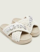 Inuikii Șlapi WOVEN STONES | piele întoarsă