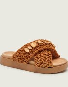 Inuikii Șlapi WOVEN STONES | piele întoarsă