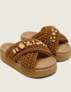 Inuikii Șlapi WOVEN STONES | piele întoarsă