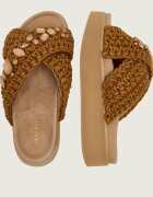 Inuikii Șlapi WOVEN STONES | piele întoarsă