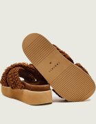 Inuikii Șlapi WOVEN STONES | piele întoarsă