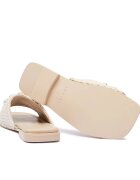 Inuikii Șlapi Woven Strap Stones cu adaos de piele