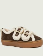 Inuikii Sneakers Low | shearling | piele întoarsă