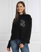John Richmond Pulover MORON | Oversize fit cu adaos de lână