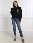 John Richmond Pulover MORON | Oversize fit cu adaos de lână