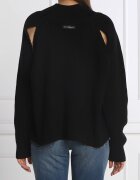 John Richmond Pulover MORON | Oversize fit cu adaos de lână