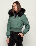 Juicy Couture Geacă bomber Twill | Cropped Fit