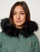 Juicy Couture Geacă bomber Twill | Cropped Fit