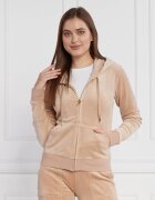 Juicy Couture Hanorac Robertson Classic Velour Zip Trough Hoodie GOLD HW | Regular Fit
