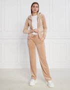 Juicy Couture Hanorac Robertson Classic Velour Zip Trough Hoodie GOLD HW | Regular Fit