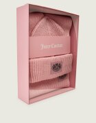 Juicy Couture Șal + căciulă CHEETAH CREST cu adaos de lână