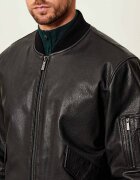 Just Cavalli Geacă de piele bomber | regular fit