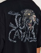 Just Cavalli Tricou Chain Leopard | Oversize fit
