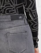 Karl Lagerfeld Blugi rhinestone logo jeans | Straight fit