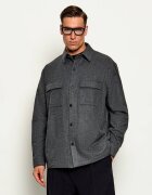 Karl Lagerfeld Cămașă | Loose fit cu adaos de lână