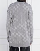 Karl Lagerfeld Cardigan | Longline Fit cu adaos de lână