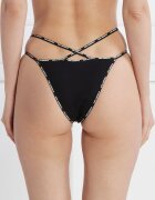 Karl Lagerfeld Chiloți brazilieni mini logo strappy brief