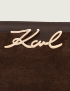 Karl Lagerfeld Cufăr K/Signature | piele întoarsă | shearling