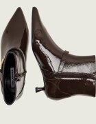 Karl Lagerfeld De piele botine cu toc Pasha