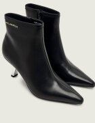 Karl Lagerfeld De piele botine cu toc subțire Karmel