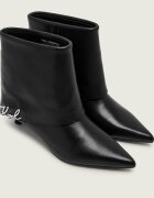 Karl Lagerfeld De piele botine cu toc subțire Pasha